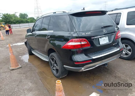 2014 Mercedes-Benz Ml 350 4Matic z USA, uszkodzony, nr VIN 4JGDA5HB3EA274744